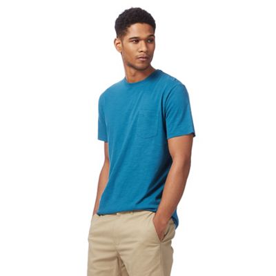 Turquoise pocket t-shirt